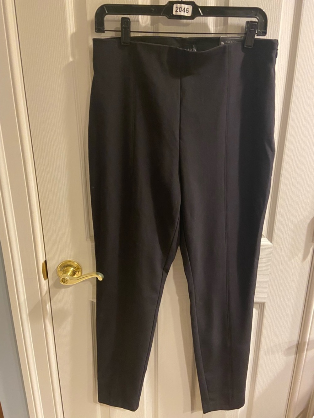 Talbots Black Skinny Ponte Ankle Pants